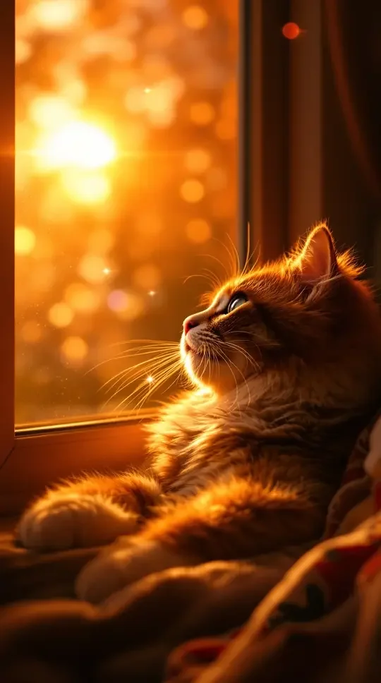猫咪和主人抢零食，眼神戏太足了